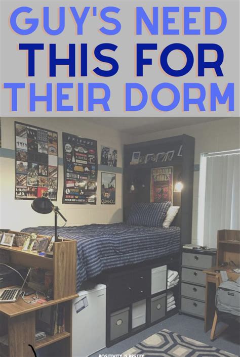 40 college dorm room essentials for guys artofit