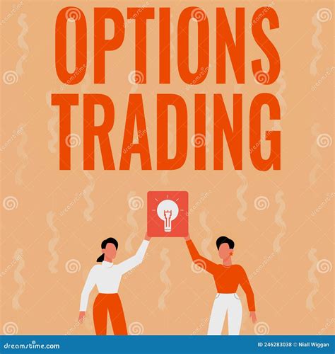 Text Showing Inspiration Options Trading Business Concept Different