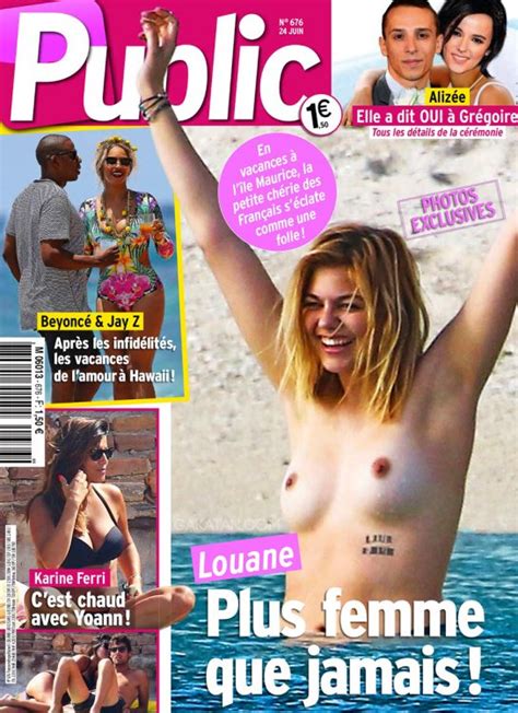 Louane Nue Topless Dans Public Photos 1pic1day