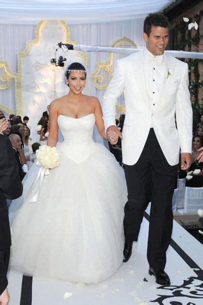 On Our List Of Most Extravagant Celebrity Weddings The Kim Kardashian