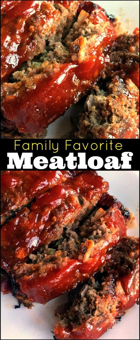 The best meatloaf recipe you'll ever try, with a sticky, caramelized topping. Family Favorite Meatloaf | Recipe | Family favorite meals ...