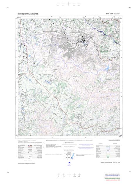 2930dc Hammarsdale Map By Chief Directorate National Geo Spatial