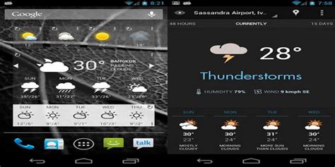 Aplikasi Widget Ramalan Cuaca Android Eye In The Sky Ruangkomputer