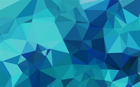 Wallpaper For Desktop Laptop Vc96 Triangle Of Blue Patterns
