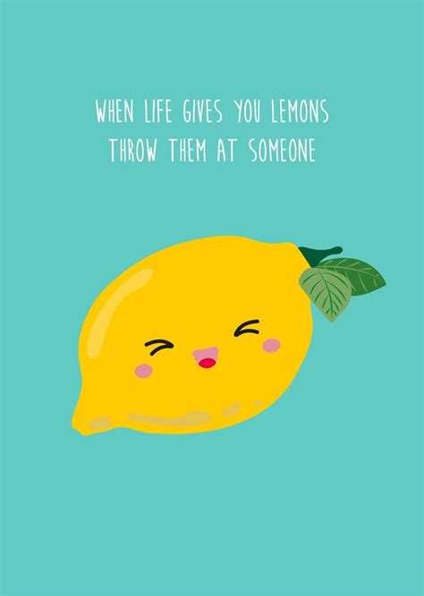 Postkaarten Studio Inktvis Lemon Quotes Ecards Funny Up Quotes
