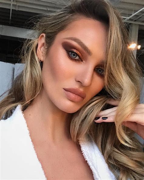 gorgeous makeup idea for party celebrity makeup looks candice swanepoel makeup beauty