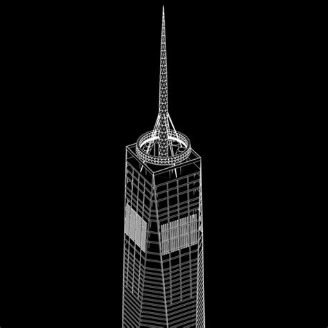 1 World Trade Center 3d Model 3ds Lwo Lw Lws