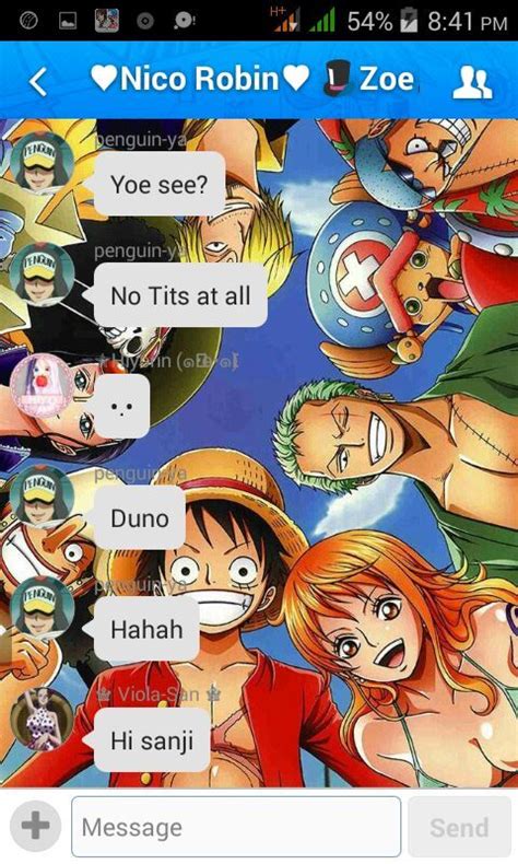 Funny Moments In My One Piece Chat 15 Anime Amino