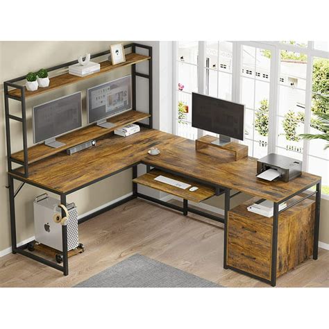 The New Sedeta L Shaped Desk With File Drawers And Hutch 944 Inches