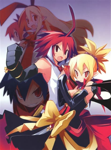 Etna Flonne Laharl Rozalin Flonne And 1 More Disgaea And 1 More
