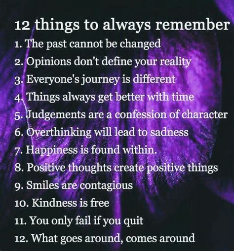 12 Things To Always Remember Pictures Photos And Images For Facebook