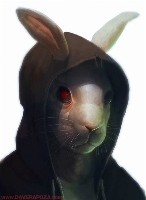 Rabbit In A Hood Rpg Character Character Concept Concept Art