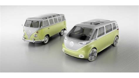 Volkswagen Id Buzz Iconic Microbus Reborn As 270 Mile All Electric Vehicle