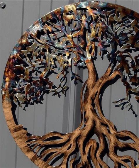 Yoga Art Tree Of Life Metal Tree Wall Decor Tree Wall Decor Metal