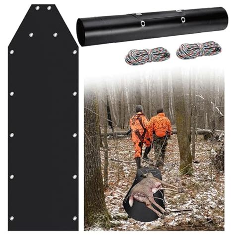 Deer Drag Sled For Hunting 73x 23inch Portable Heavy Duty Sled Deer