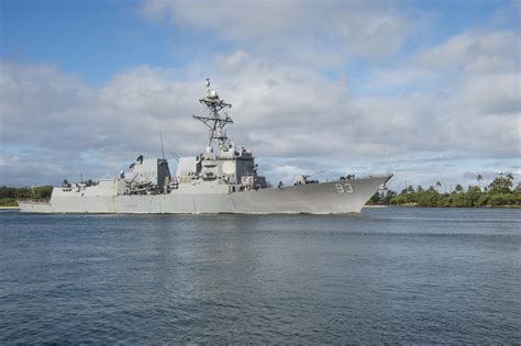 Dvids Images Guided Missile Destroyer Uss Chung Hoon Ddg 93 Arrives At Joint Base Pearl