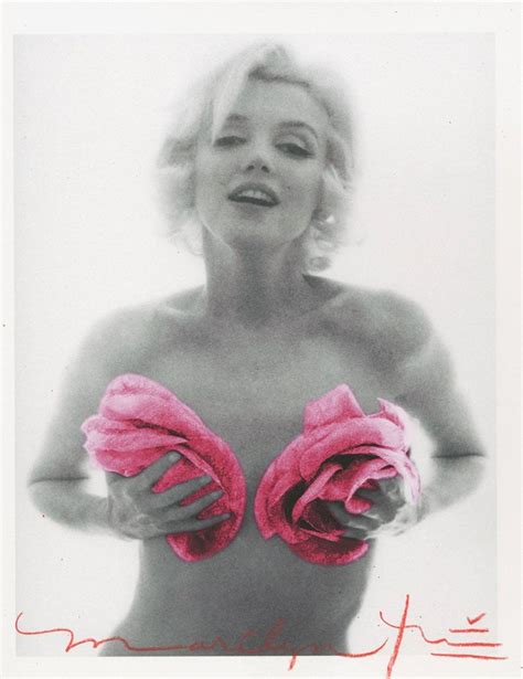Bert Stern Marilyn With Pink Roses Photograph For Sale At 1stdibs