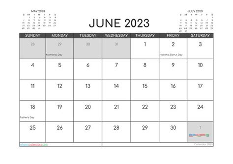 June 2023 Free Calendar Printable 3 Month Calendar In 2021 Calendar