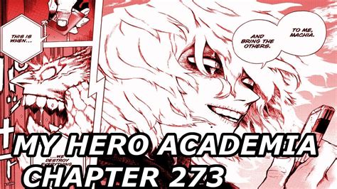 Unleashed My Hero Academia Chapter 273 Review Youtube