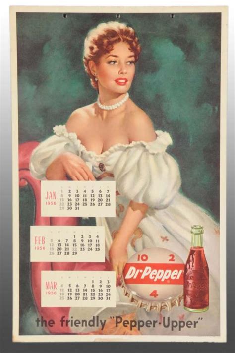 Dr Pepper 4 Page 1956 Calendar