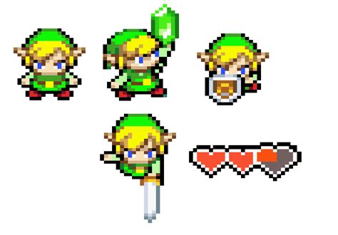 Maybe you would like to learn more about one of these? Link form Zelda Minish cap by Danntex | Pixel art, Art