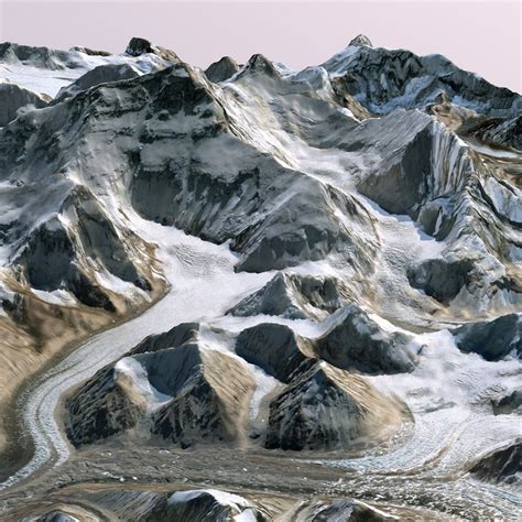 Artstation Mount Everest 3d Model Resources