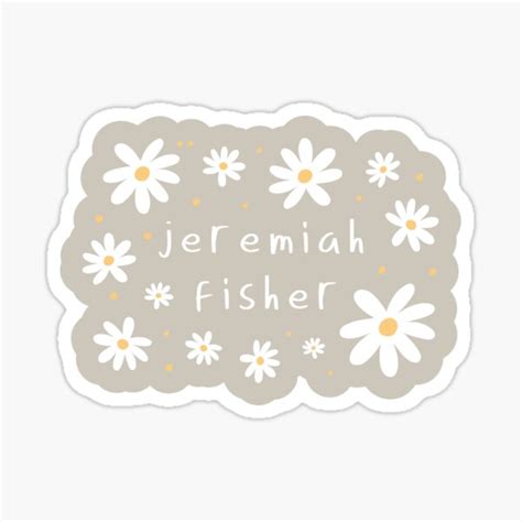 Pegatina The Summer I Turned Pretty Floral Jeremiah Fisher Sticker