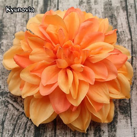 buy kyunovia 5pcs lot big artificial dahlia flower