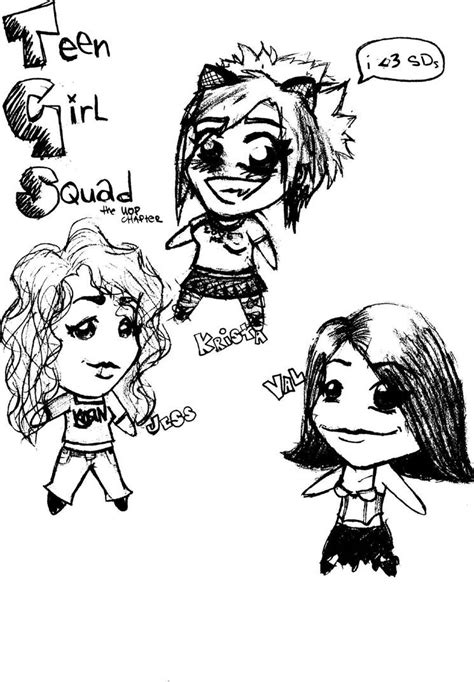Teen Girl Squad By Lanthirwen On Deviantart