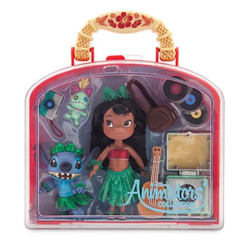 Disney Store Animators Collection Lilo And Stitch Mini Doll Play Set 5