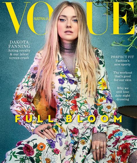Dakota Fanning Vogue Australia February 2018 Celebmafia