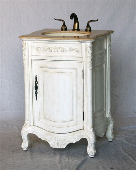 With traditional wall mounted basins, you get all the sink without a bulky vanity swallowing up space. 24-Inch Antique Style Single Sink Bathroom Vanity Model ...