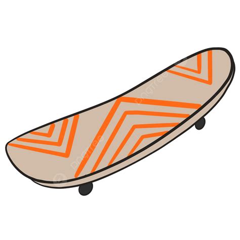 Skateboard Cartoon Clipart Transparent Background Skateboard Sport