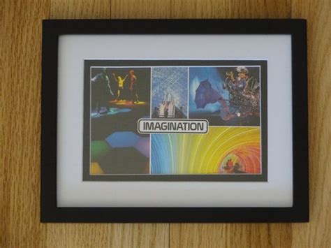 Vintage Framed and Matted Epcot Journey into Imagination ...