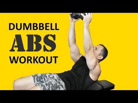 Dumbbell Abs Workout Abs Workout With Dumbbells At Home Mins YouTube