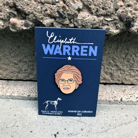 Elizabeth Warren Enamel Pin Limited Edition Pin Warren Etsy