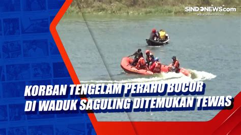 Video Korban Tengelam Perahu Bocor Di Waduk Saguling Ditemukan Tewas