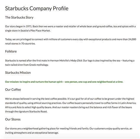 Writing Company Profiles Templates Download A Free Company Profile