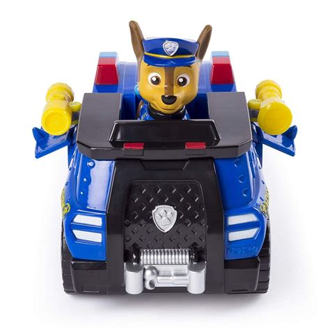 Carrinho Patrulha Canina Com Boneco Chase Transforming Carro De Polícia Mp Brinquedos