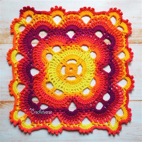 Free Virus Sort Of Blanket Crochet Pattern Crochetverse