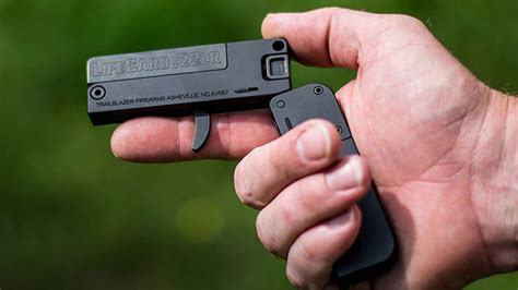 Lifecard 22lr Foldable Credit Card Sized Handgun Gear Muted