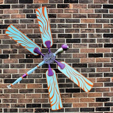 Fan Blade Dragonfly Dragonfly Yard Art Dragonfly Artwork Ceiling Fan