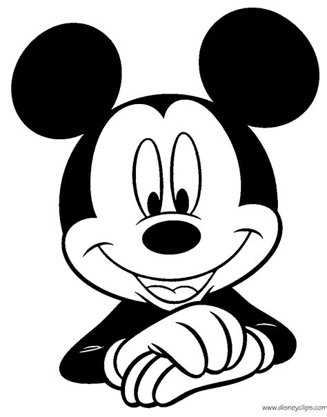 Mickey Mouse Outline Drawing At Getdrawings Free Download