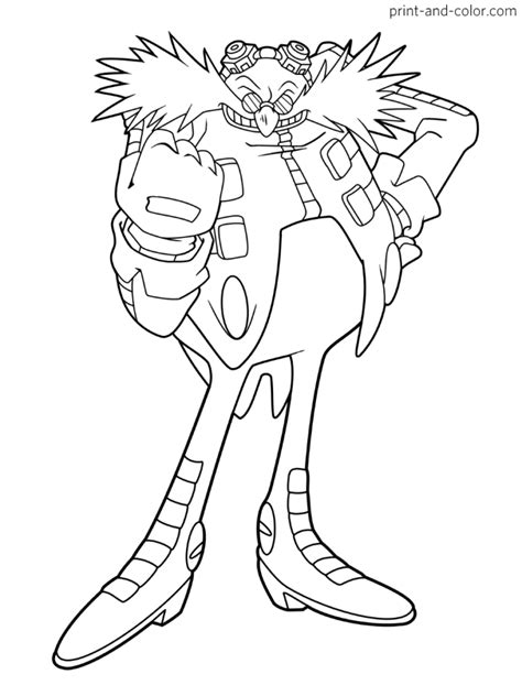 Sonic the hedgehog coloring pages | Print and Color.com