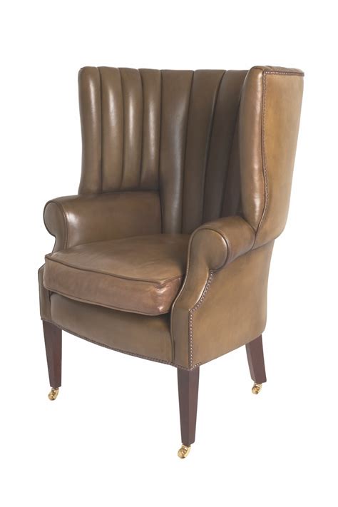 The industrial dining chair offers functionality with a modern, trendy design to suit your eclectic lifestyle and tastes. Leather Chairs of Bath Olive Green Fluted Leather Library ...
