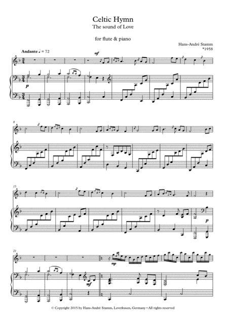 Celtic Hymn For Flute And Piano Free Music Sheet