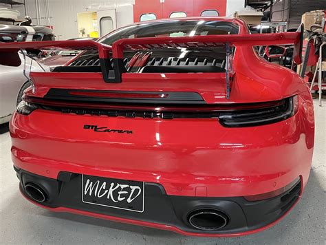 Porsche 992 Carrera Techart Spoiler Wing For 2020 2021 Coupe