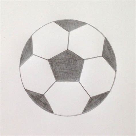 Learn To Draw A Simple Soccer Ball With Teach Kids Art Ball Drawing