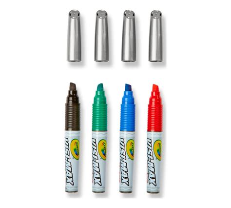 Visi Max Dry Erase Broad Line Markers 4 Count Crayola