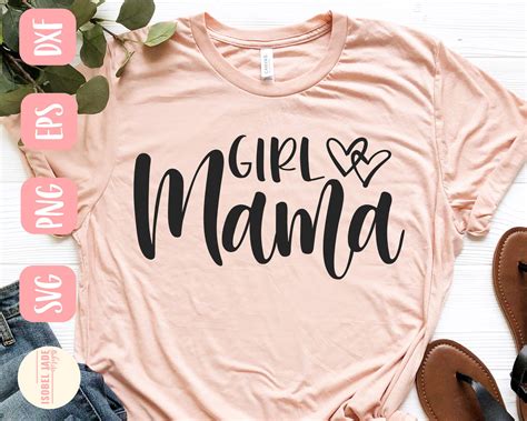 Girl Mama Svg Design Mom Of Girls Svg File For Cricut Girl Mom Svg Digital Download